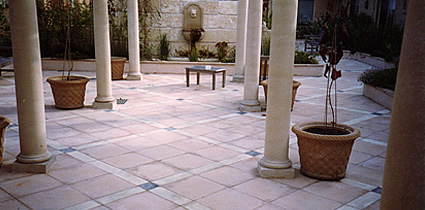 Courtyard paving